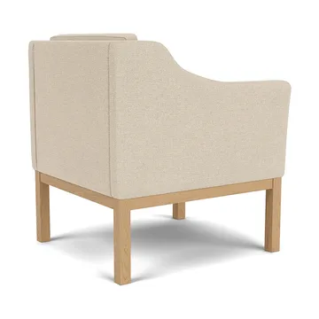 L46 MK155 nojatuoli - Lakattu tammi, beige kangas - FDB Møbler