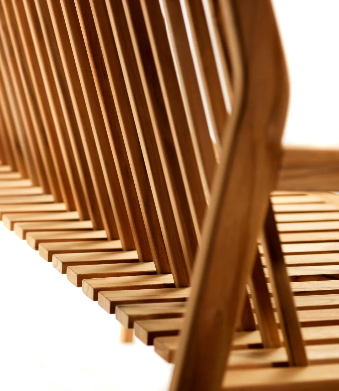 M11 Sammen 3-istuttava penkki, Teak-nature oiled FDB Møbler