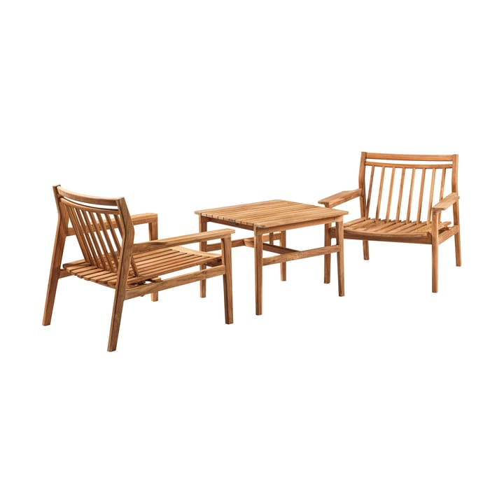 M19 Sammen loungepöytä 61,5x47,7 cm, Teak-nature oiled FDB Møbler