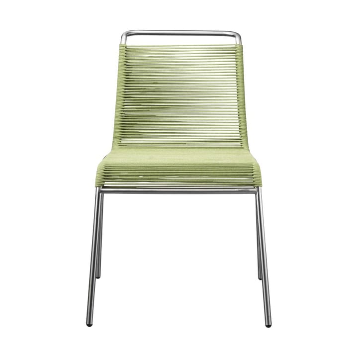 M20 Teglgård Cord Chair tuoli - Green mixed-stainless steel - FDB Møbler