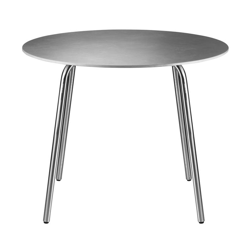 FDB Mbler M21 Teglgård puutarhapöytä 90 cm Stone-stainless steel