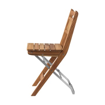 M23 Lilleø parveketuoli - Teak-ruostumaton teräs - FDB Møbler