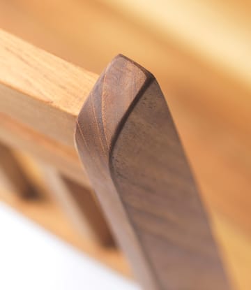 M23 Lilleø parveketuoli - Teak-ruostumaton teräs - FDB Møbler
