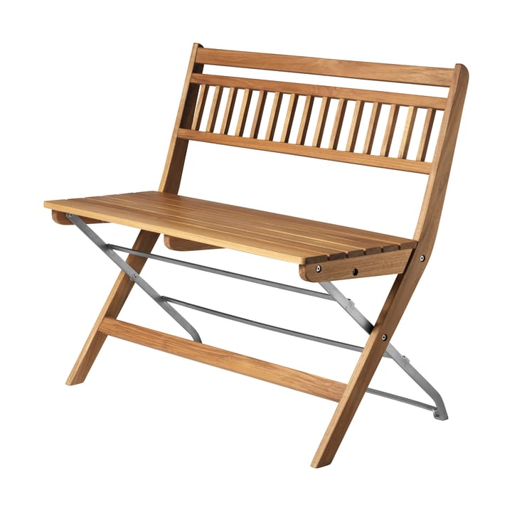 M24 Lilleø parvepenkki - Teak-ruostumaton teräs - FDB Møbler