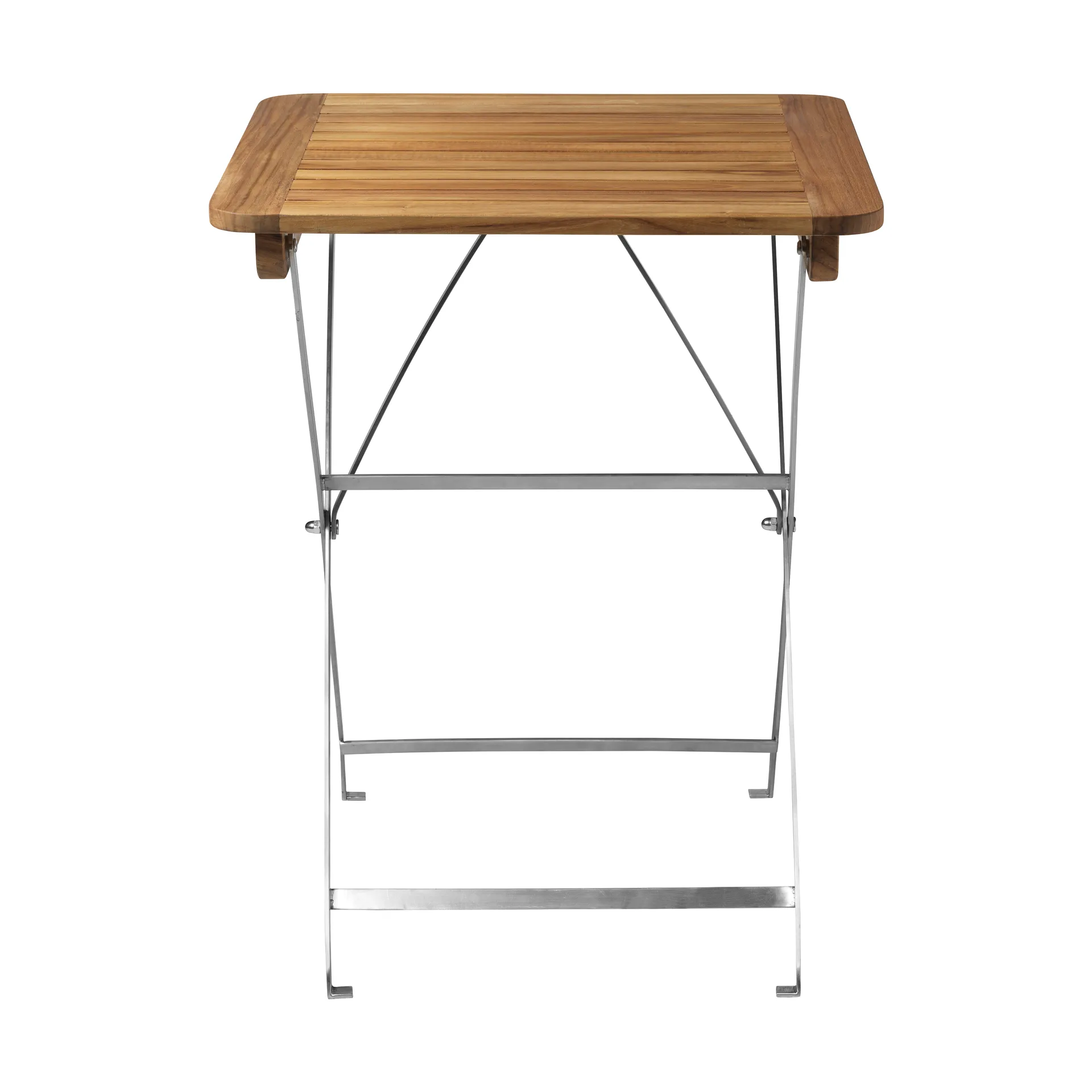 M26 Lilleø parvekapöytä, Teak-ruostumaton teräs FDB Møbler