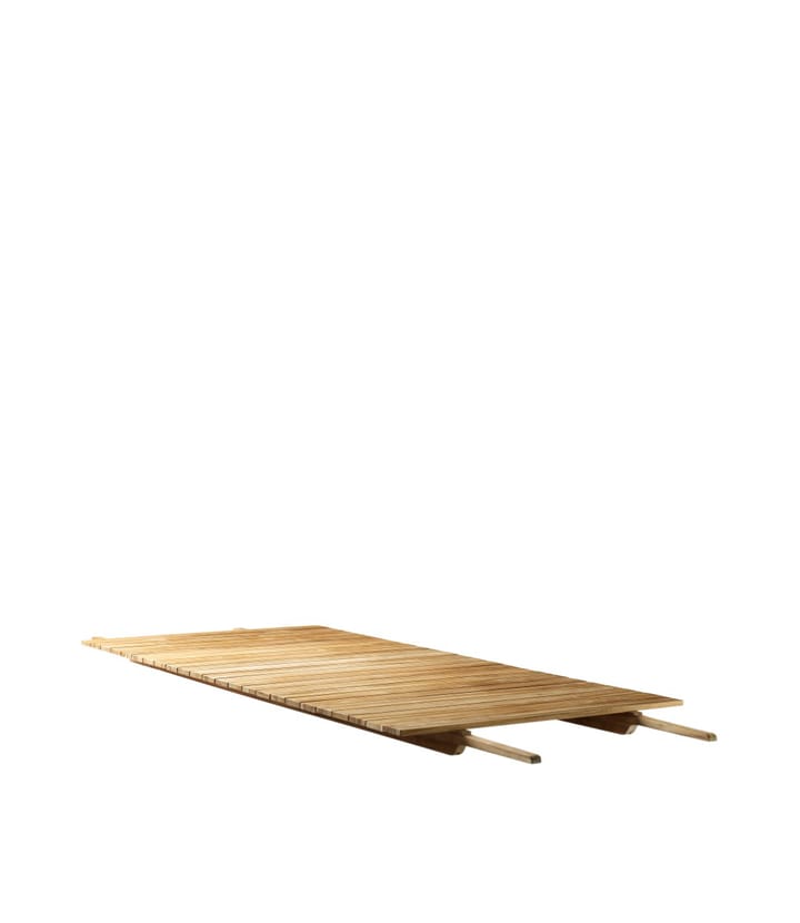 M4 Sammen Central Plate M2/M3 jatkolevy, 90x185 cm teak non treated FDB Møbler