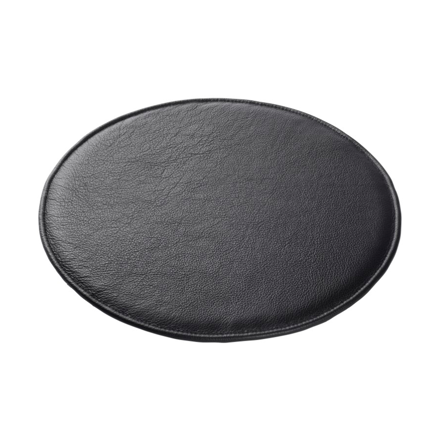 FDB Mbler R5 Nje J18 istuintyyny Black leather | Skandinaavinen Sisustus | Istuintyynyt | Musta
