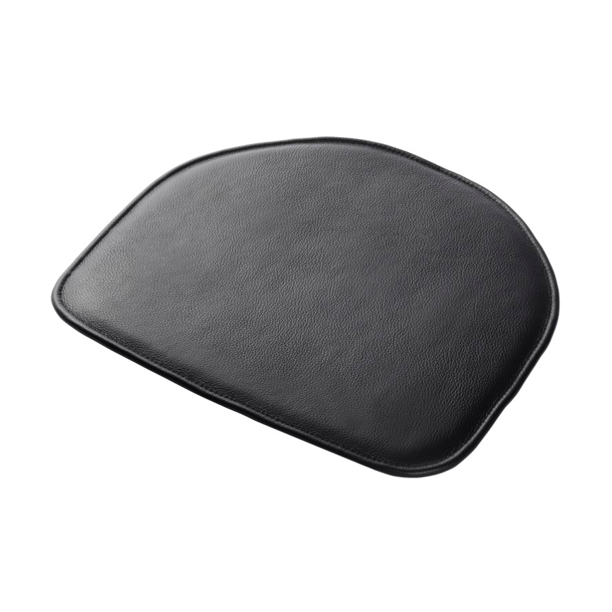 FDB Mbler R5 Nje J46 istuintyyny Black leather | Skandinaavinen Sisustus | Istuintyynyt | Musta