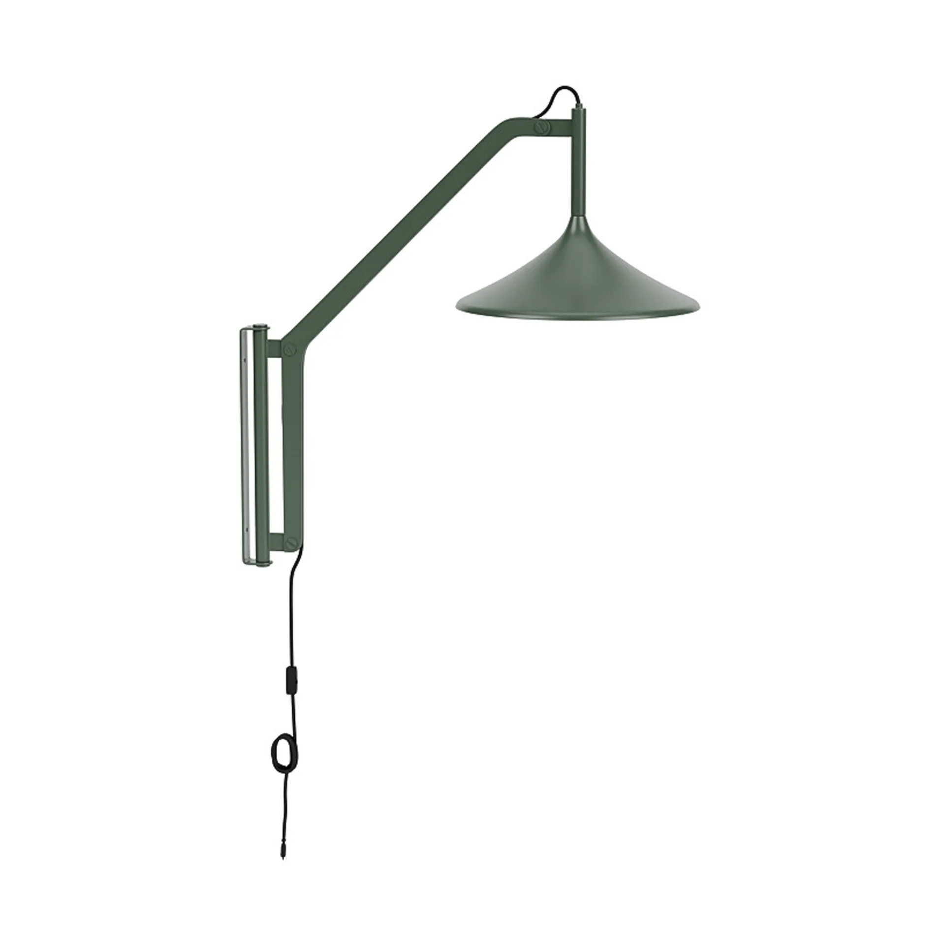 U18 Hasle seinälamppu, Olive green, 67,5 cm FDB Møbler