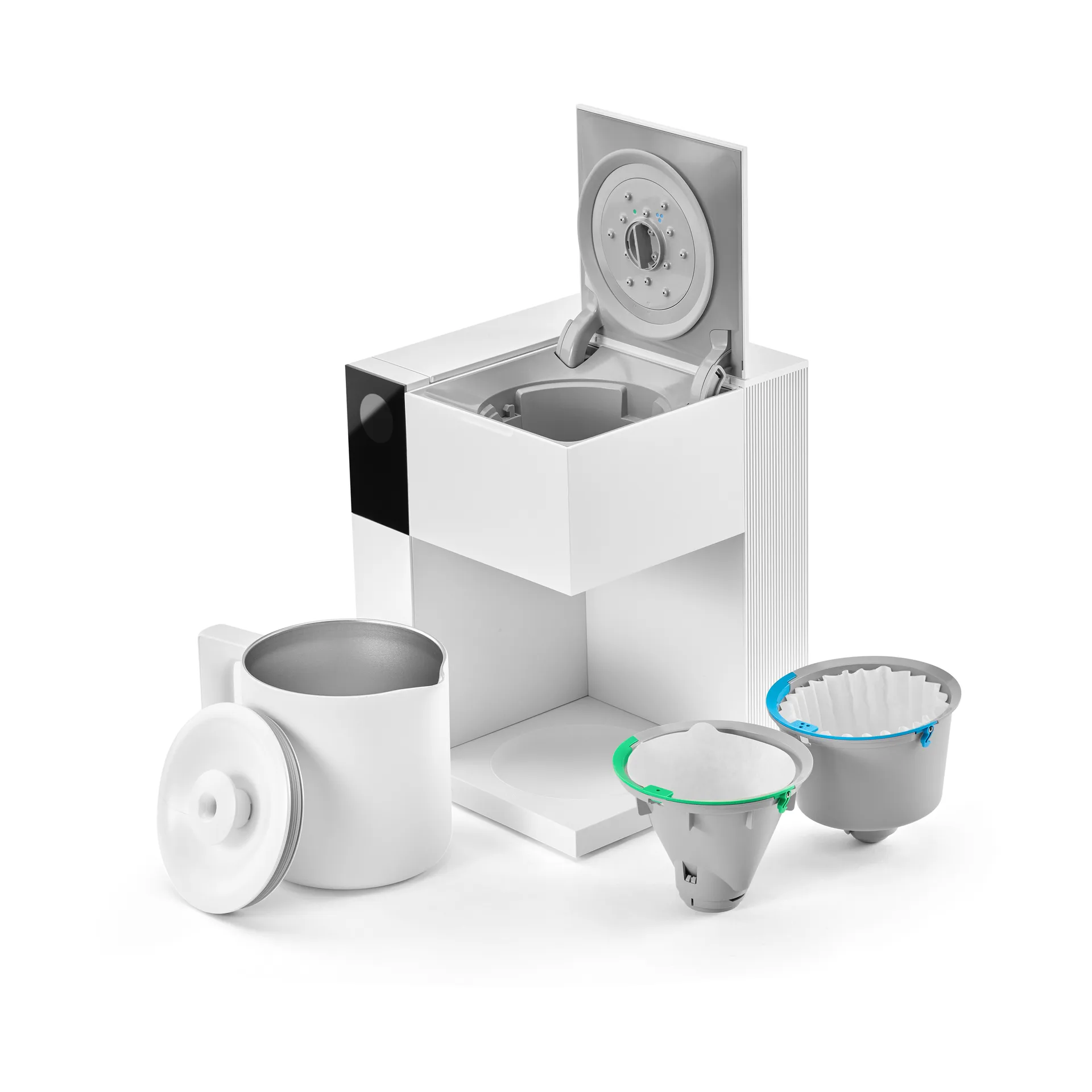 Aiden Precision kahvinkeitin, Matte white Fellow