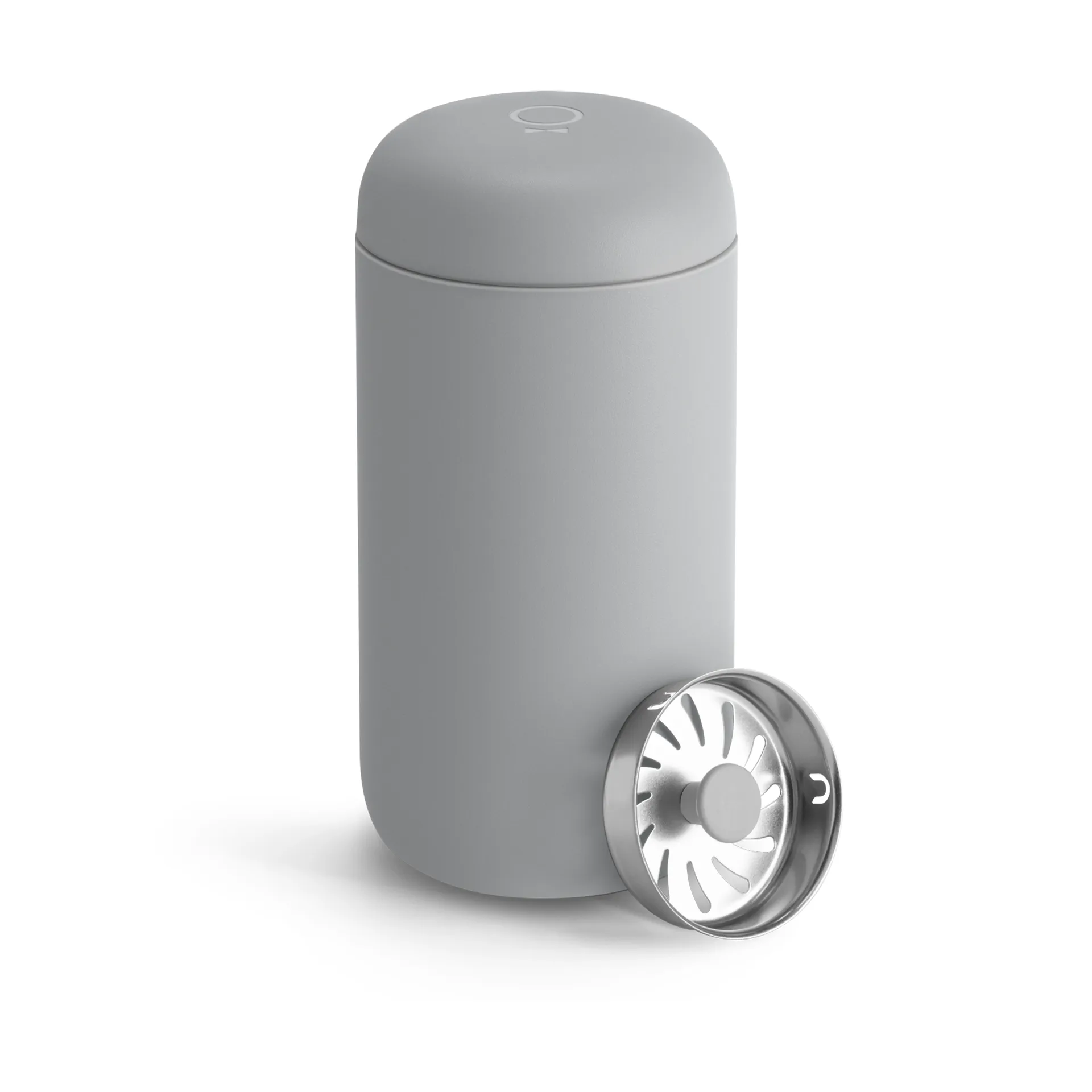 Carter termosmuki roiskesuojalla 35 cl, Matte grey Fellow