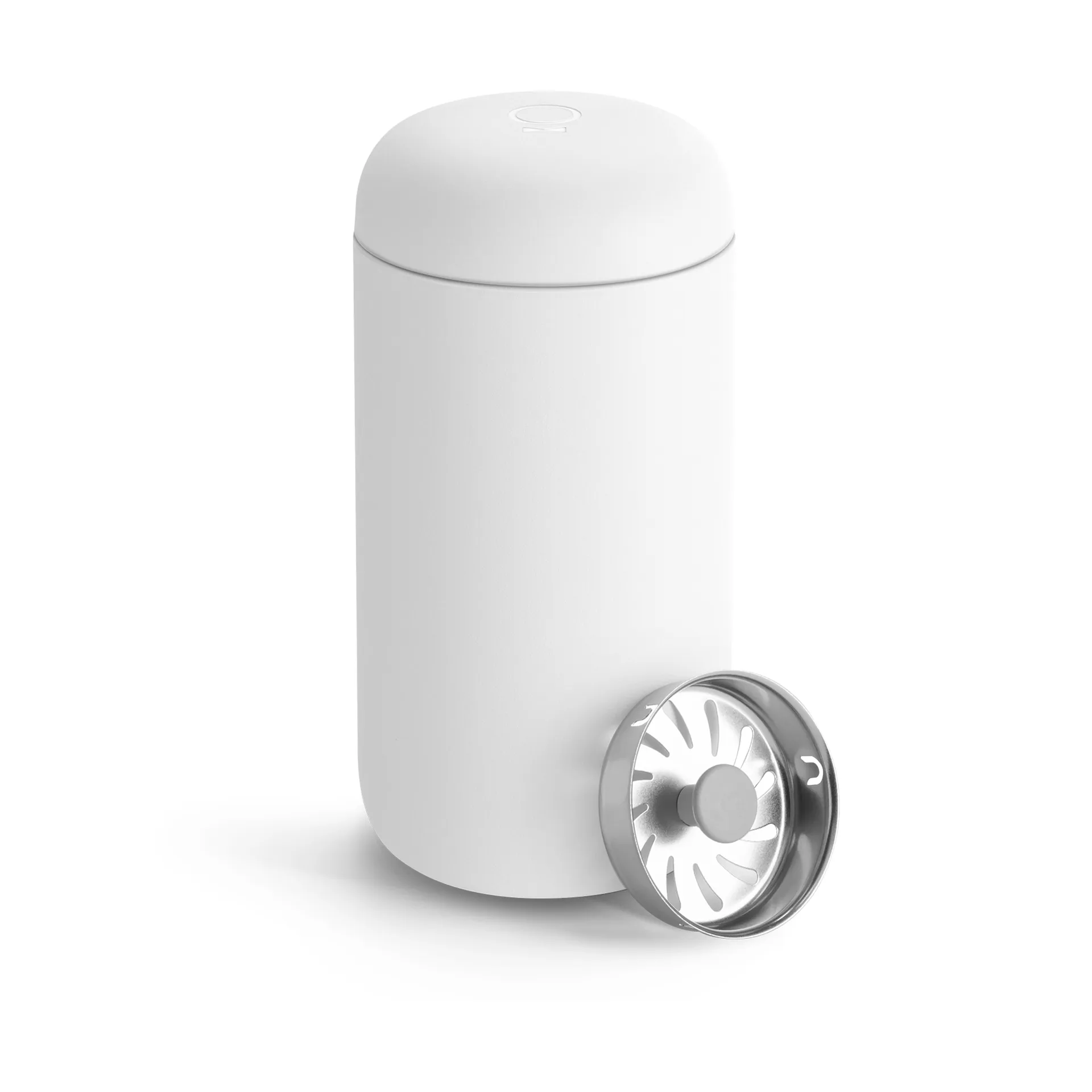 Carter termosmuki roiskesuojalla 35 cl, Matte white Fellow