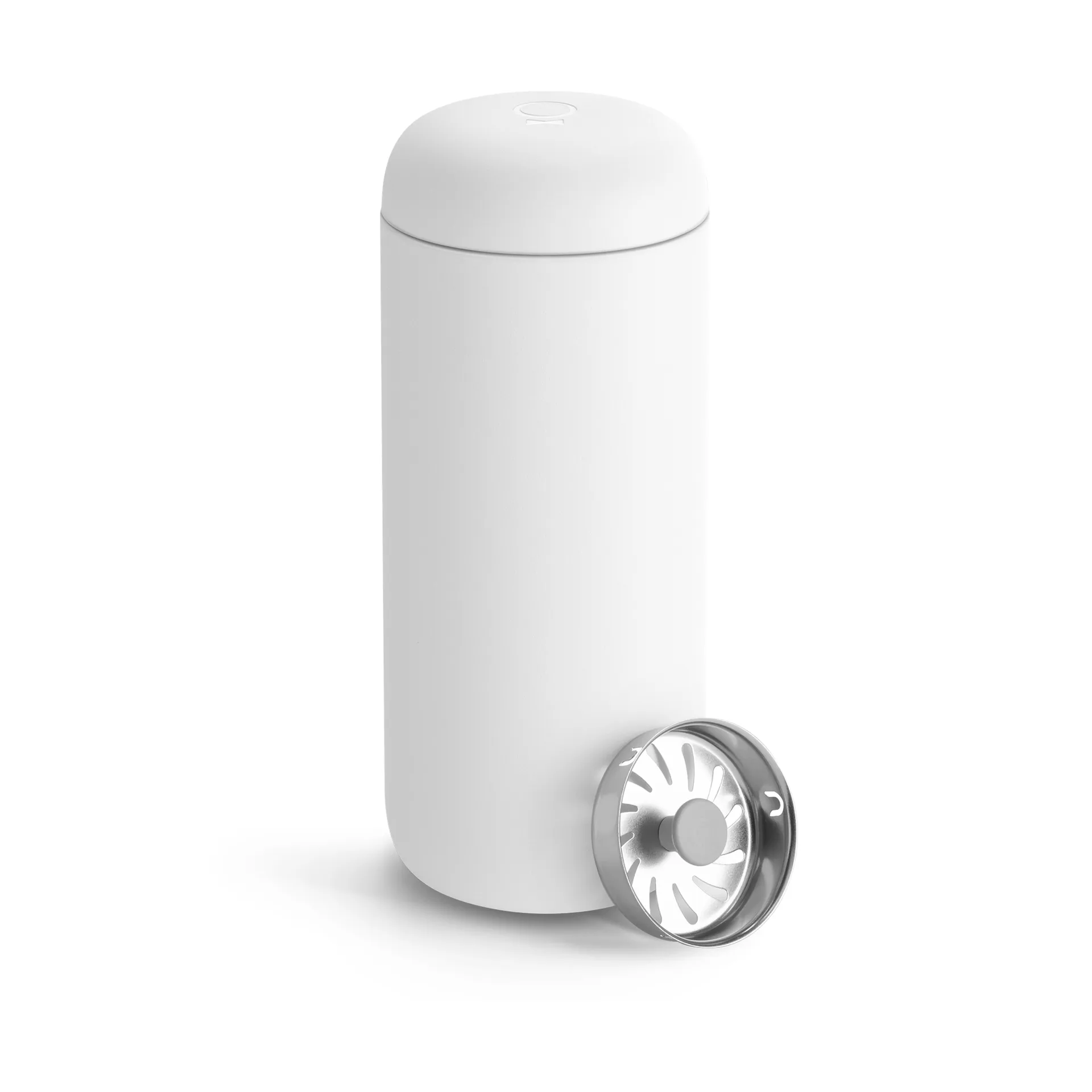 Carter termosmuki roiskesuojalla 47 cl, Matte white Fellow