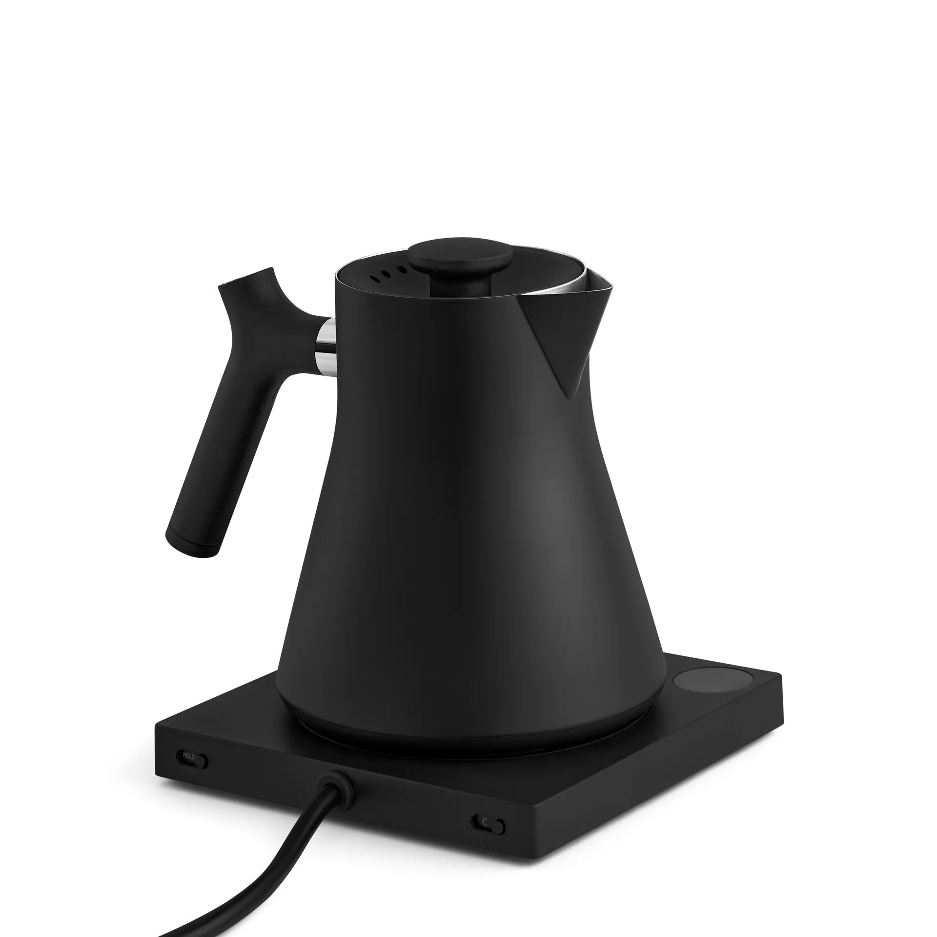 Corvo EKG vedenkeitin säädettävällä lämpötilalla 90 cl, Matte black Fellow