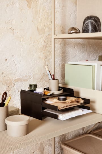 2x2 Organiser paperihyllykkö - Musta - Ferm Living