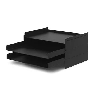 2x2 Organiser paperihyllykkö - Musta - Ferm Living
