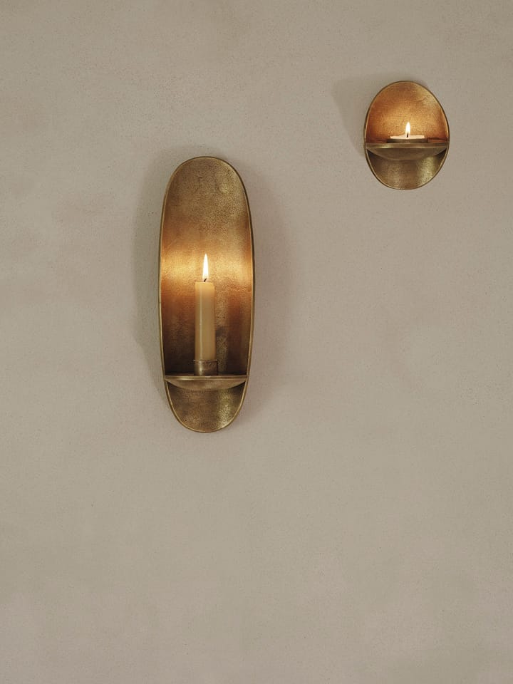 Agapé tuikkukuppi seinä, Brass finish Ferm Living