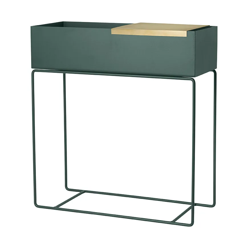 Alusta kukkalaatikolle, messinki Ferm Living