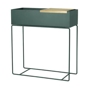 Alusta kukkalaatikolle - messinki - Ferm Living