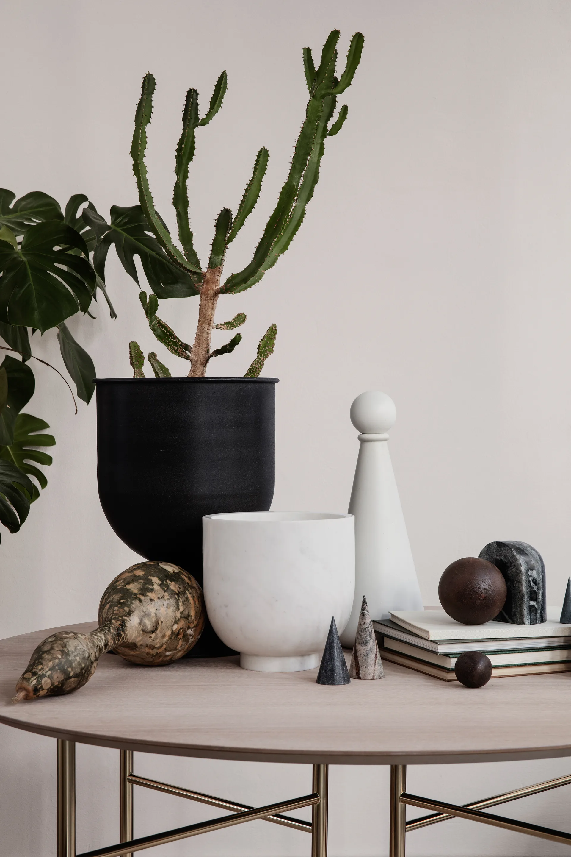 Alza samppanjajäähdytin, White Marble Ferm Living