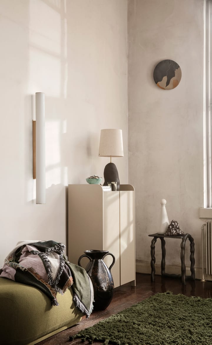 Amass long pile -matto 140 x 140 cm, Olive Ferm Living