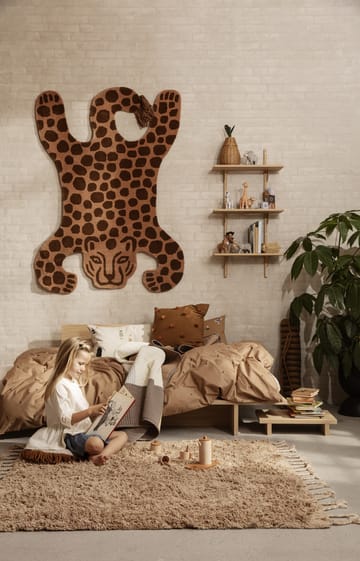 Amass long pile -matto 140 x 140 cm - White Pepper - Ferm Living