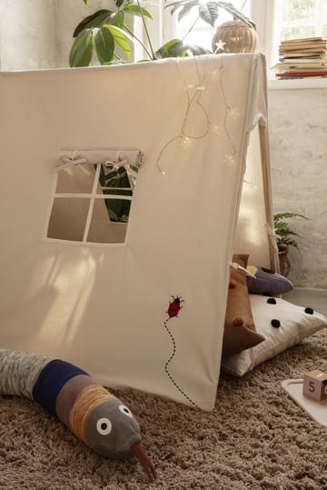Amass long pile -matto 140 x 140 cm - White Pepper - Ferm Living