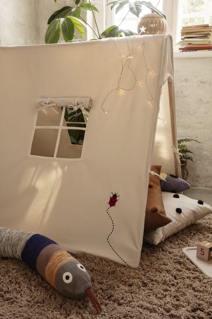 Amass long pile -matto 140 x 140 cm, White Pepper Ferm Living