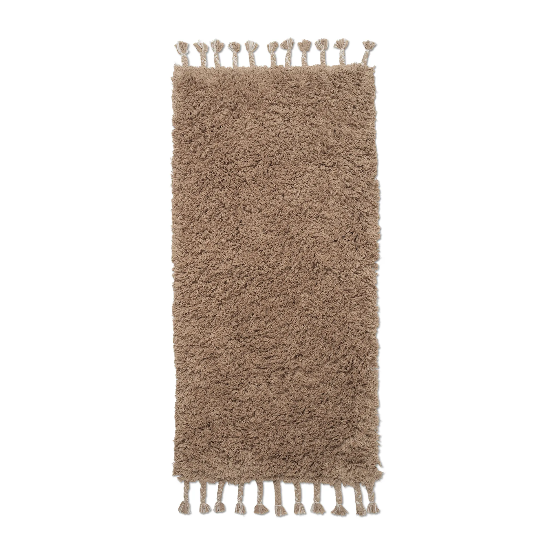 Amass long pile -matto 70 x 140 cm, White Pepper Ferm Living