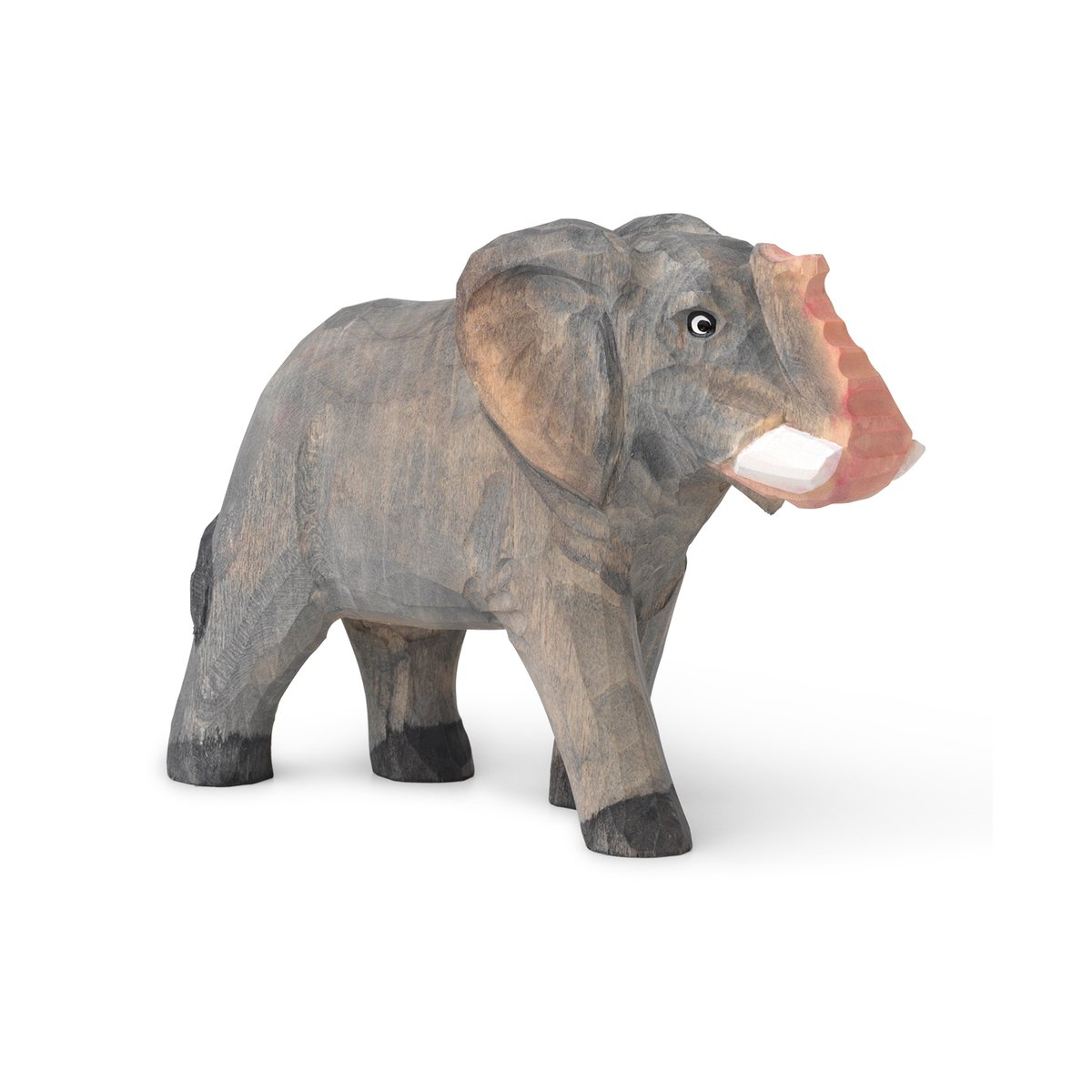 Ferm Living Animal puukoriste Elephant | Skandinaavinen Sisustus | Lastenhuoneen sisustus | Harmaa