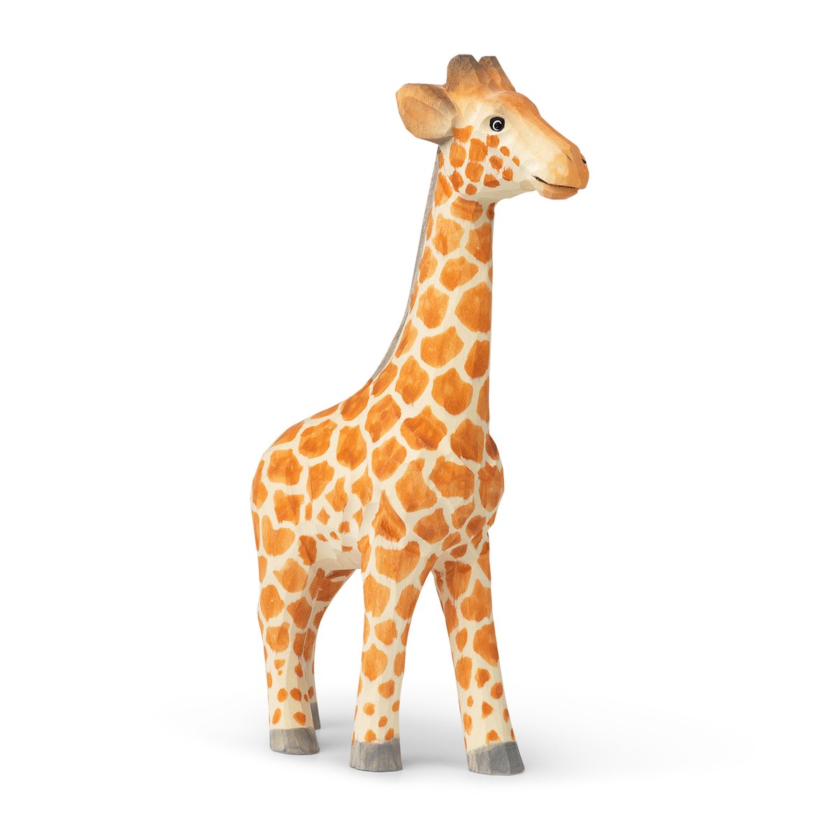 Ferm Living Animal puukoriste Giraffe | Skandinaavinen Sisustus | Lastenhuoneen sisustus | Oranssi