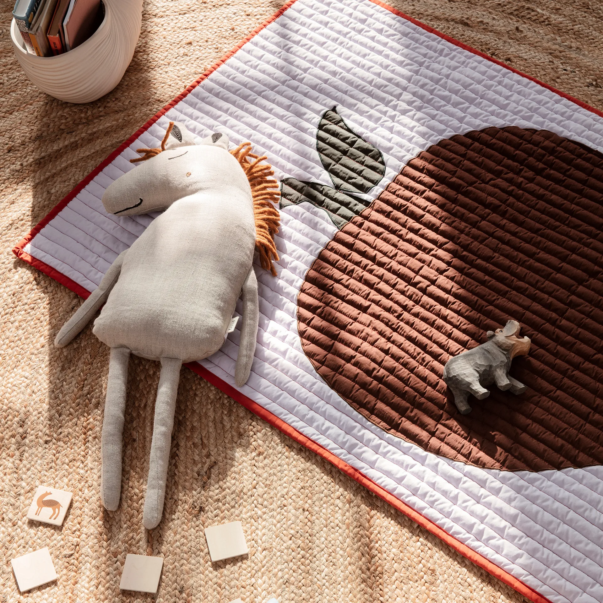 Apple huopa 80x110 cm, Lila-punainen Ferm Living