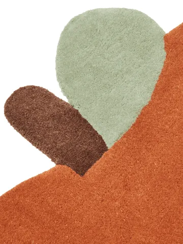 Apple tuftattu matto - Brown Clay, 110x110 cm - Ferm Living