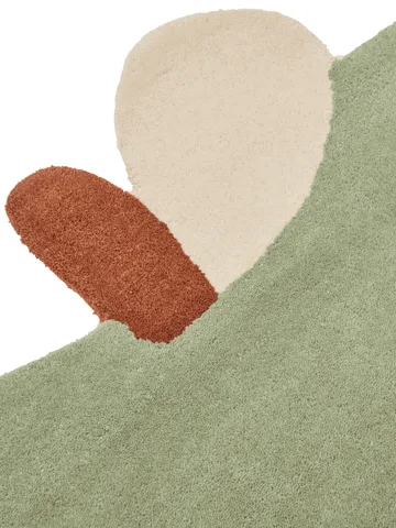 Apple tuftattu matto - Tea Green, 110x110 cm - Ferm Living