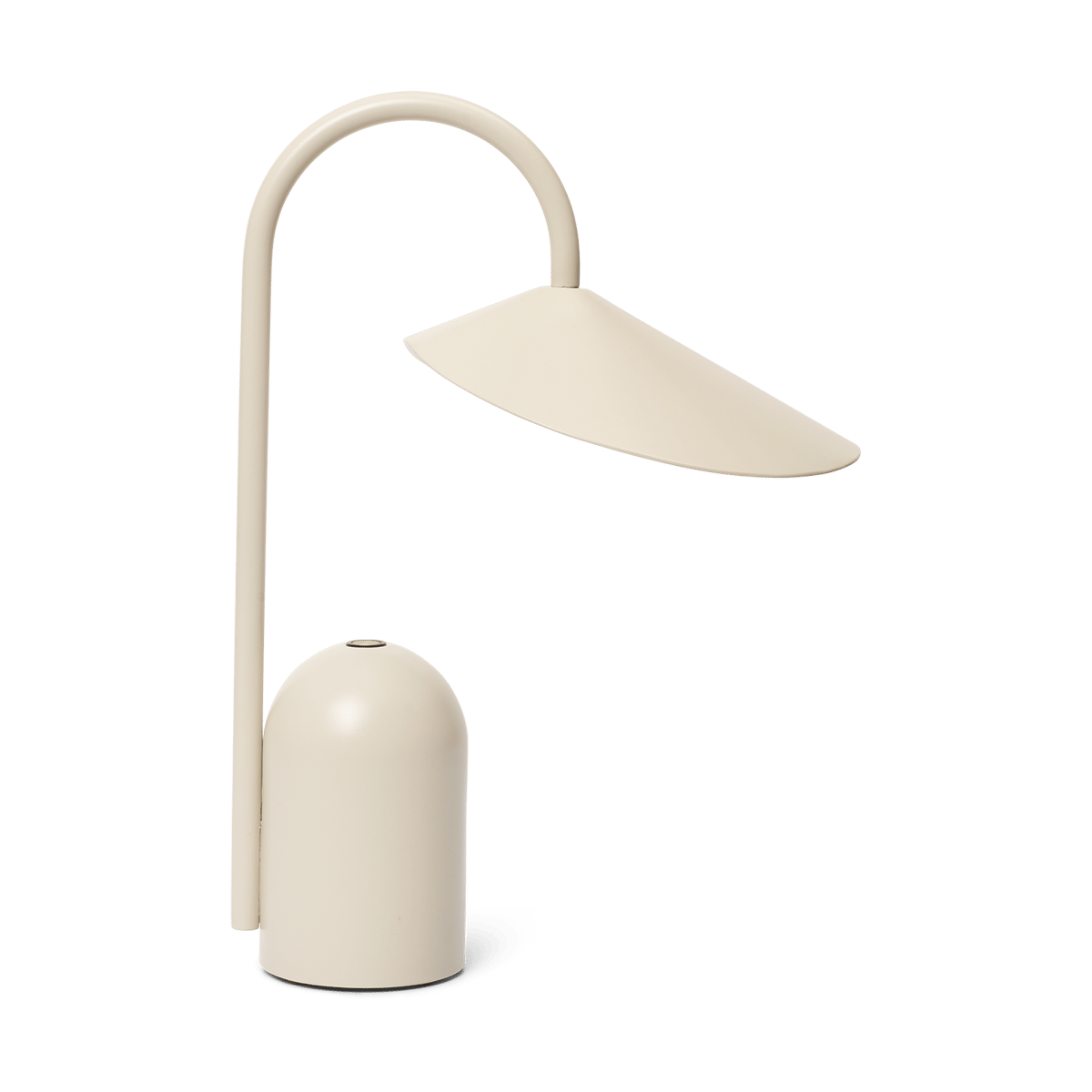Ferm Living Arum kannettava valaisin Cashmere | Skandinaavinen Sisustus | Pöytävalaisimet | Beige