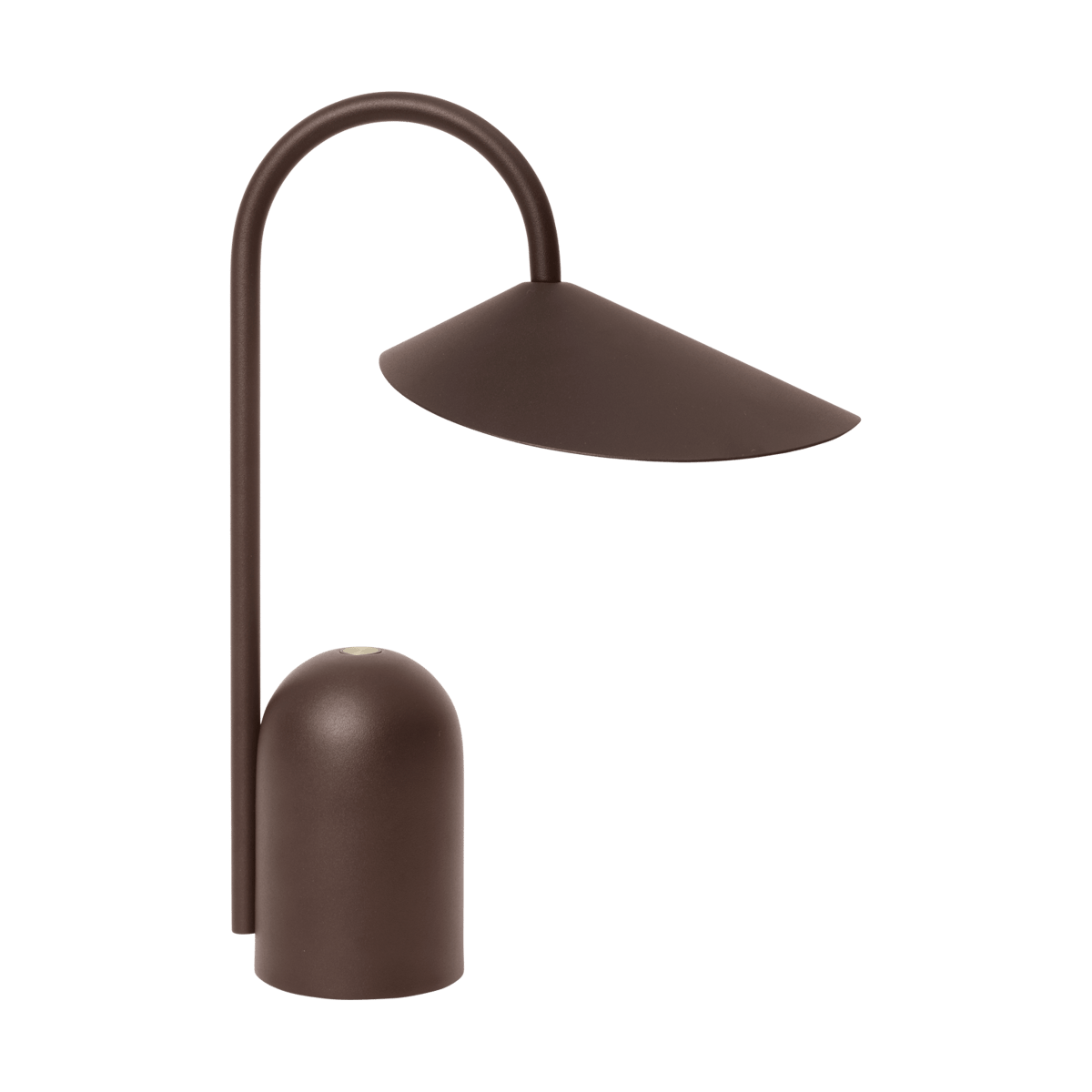 Ferm Living Arum kannettava valaisin Dark Chocolate