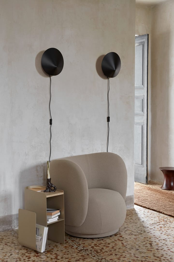 Arum wall scone seinävalaisin, Black Ferm Living