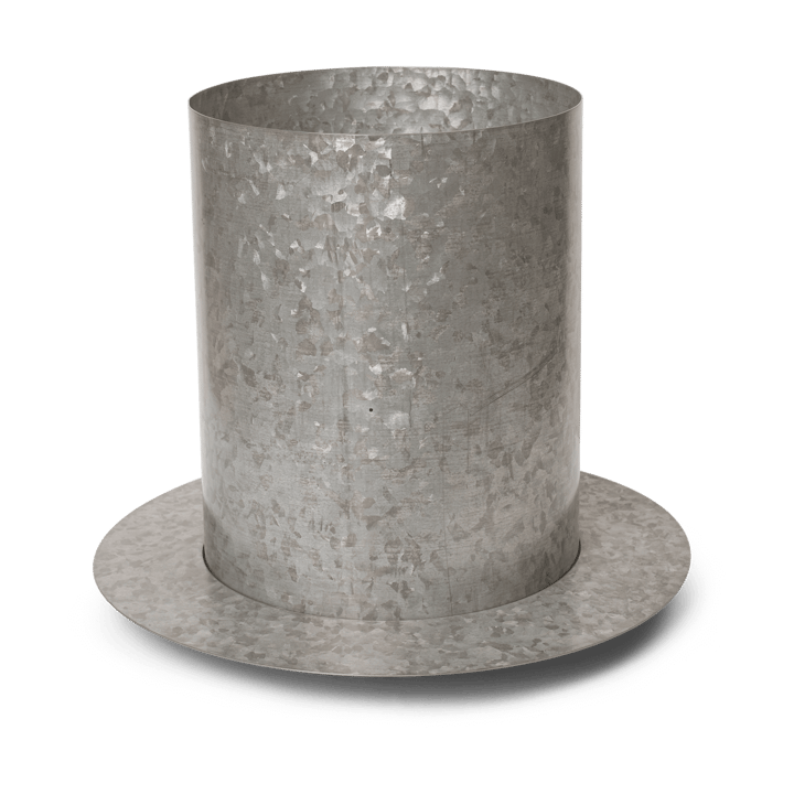 Auran ruukku large 38,7 cm - Galvanized iron - Ferm LIVING