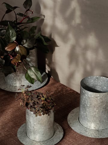 Auran ruukku medium 26,6 cm - Galvanized iron - Ferm Living