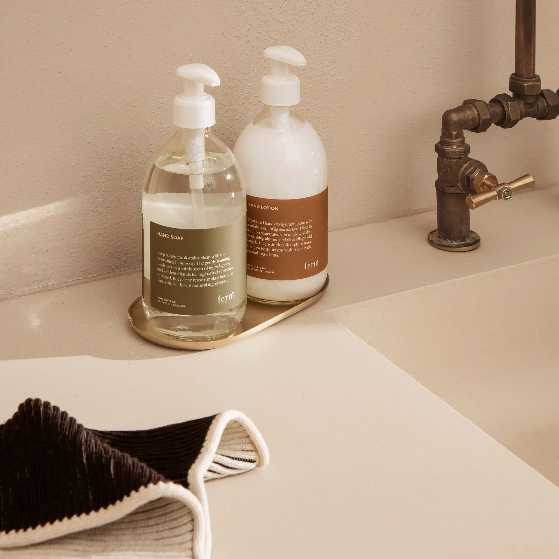 Basho tarjotin 9x18 cm, Messinki Ferm Living