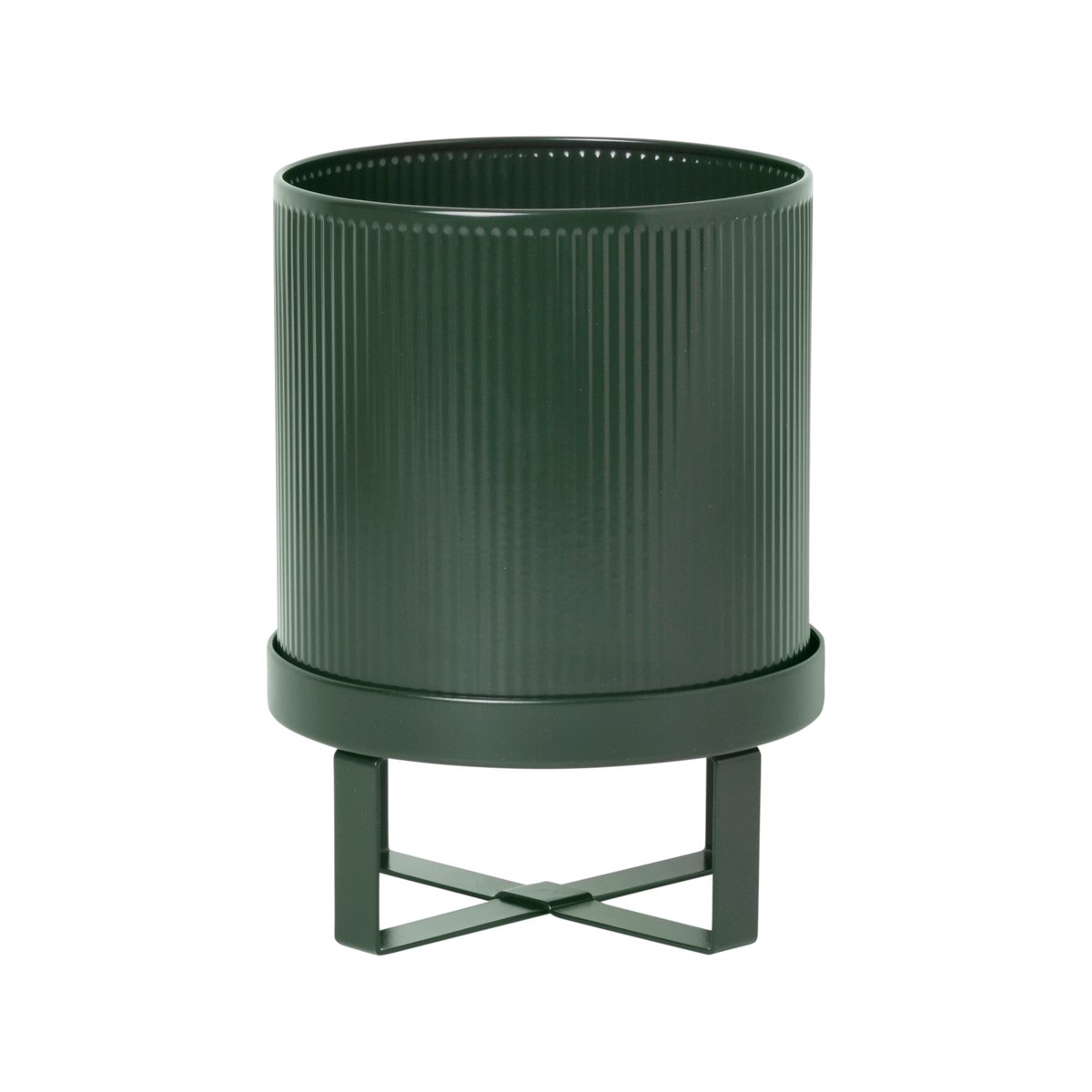 Ferm Living Bau -kukkaruukku pieni 18 cm Tummanvihreä