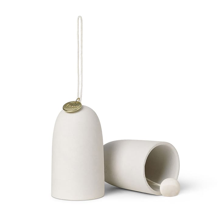 Bell kello joulukoriste Ø4 cm 2-pack  - Off-white - ferm LIVING