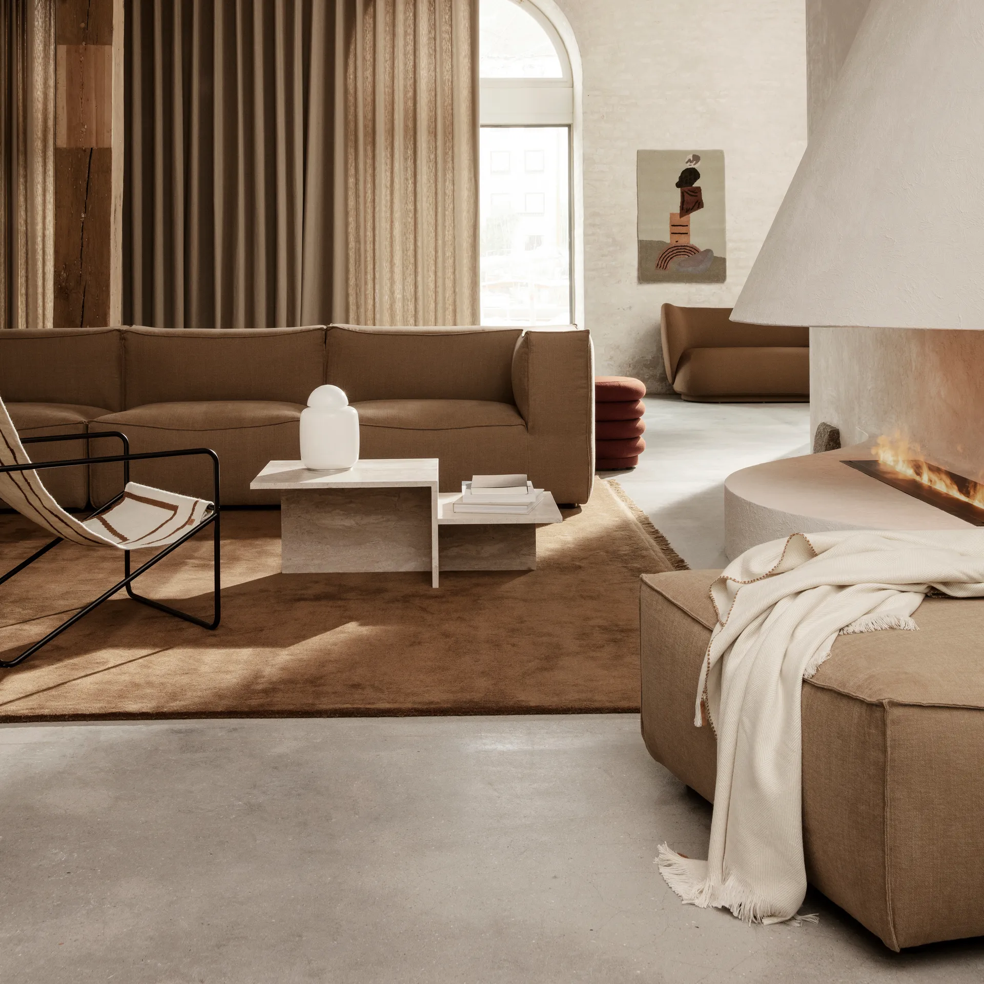 Bell pöytälamppu, Valkoinen Ferm Living