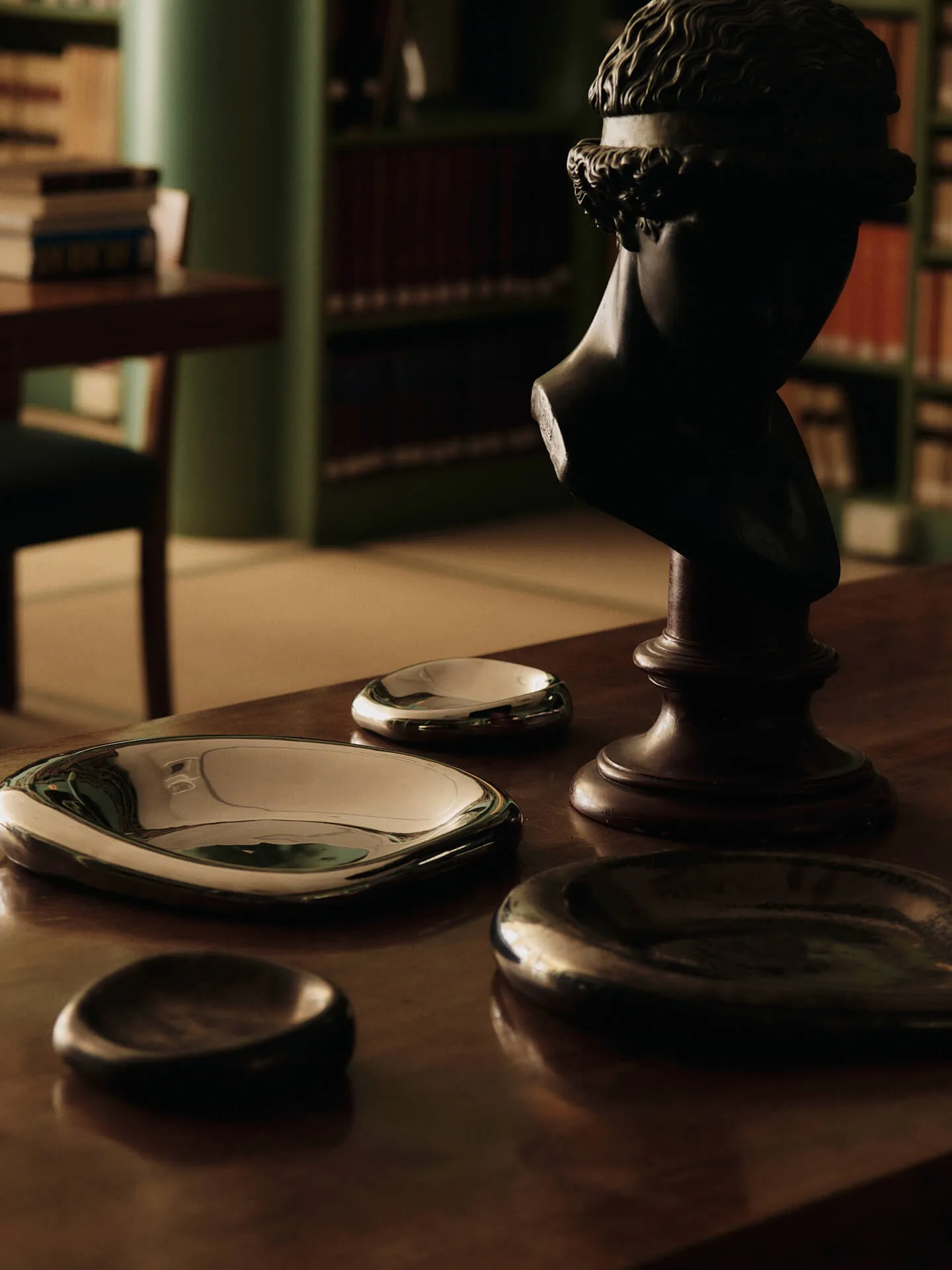 Bellure keskikoriste kulho Ø35 cm, Silver Ferm Living