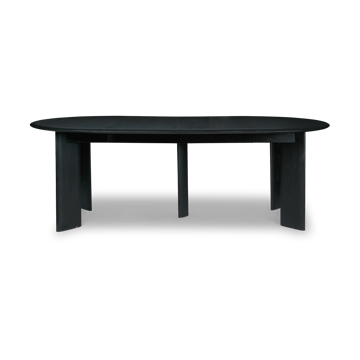 Bevel Extendable -ruokapöytä sis. 2 jatkolevyä - Mustaksi öljytty pyökki - Ferm Living