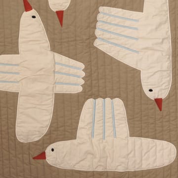 Bird tikattu huopa - Beige - Ferm Living