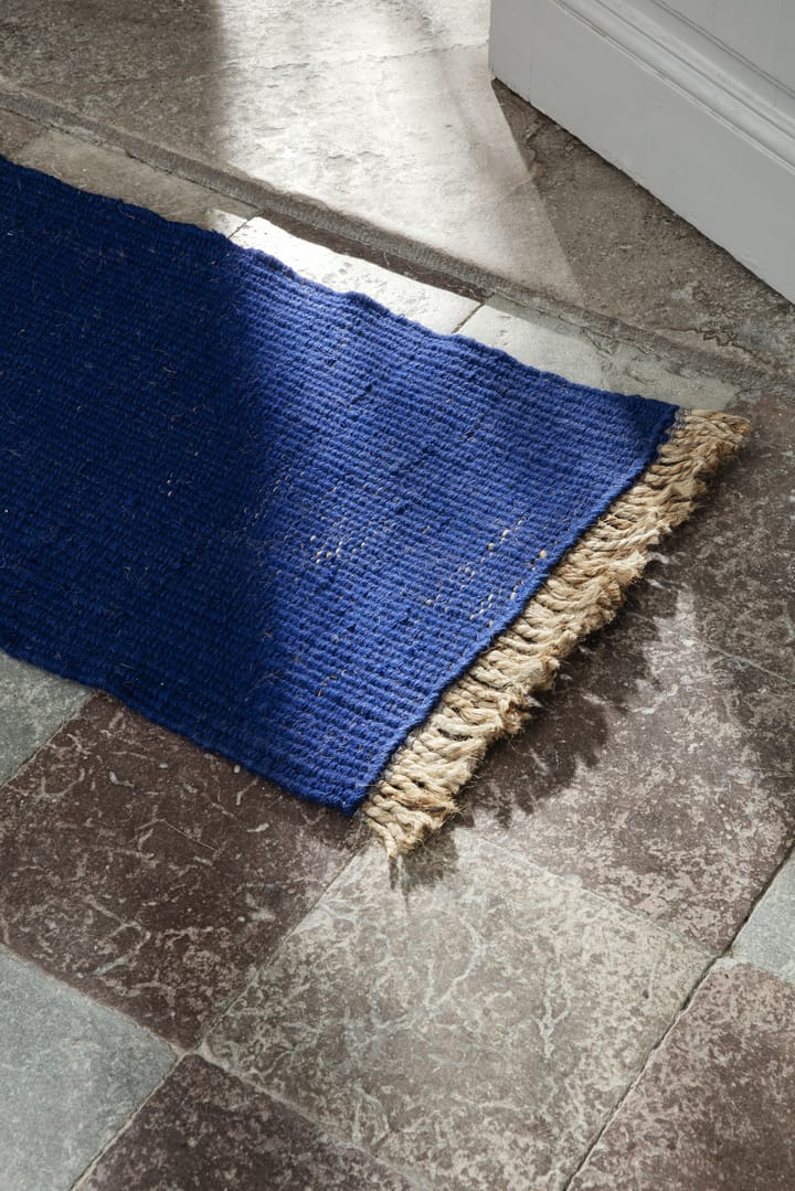 Block ovimatto 80 x 50 cm, Sininen Ferm Living