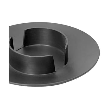 Block pöytäkynttilänjalka - Black brass - Ferm Living