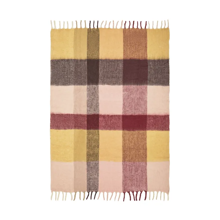 Blur mohair viltti - Butter-pale rose, 130x170 cm - Ferm Living