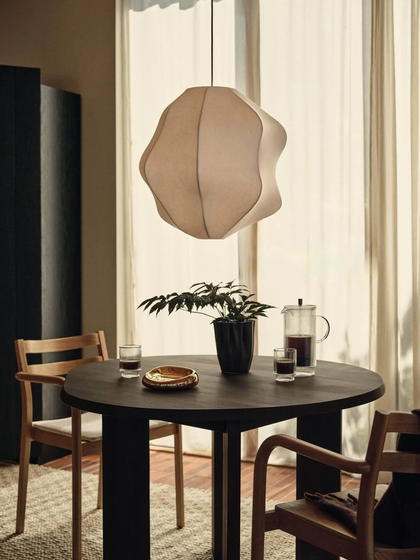 Boda nojatuoli, Natural oak Ferm Living